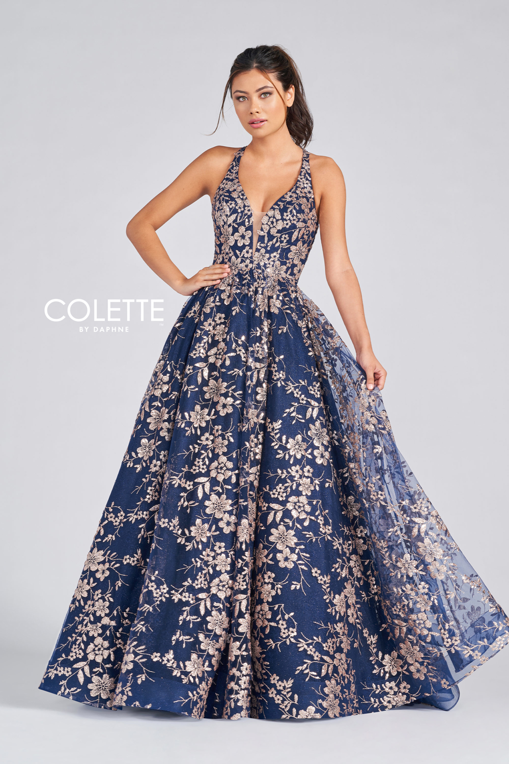 Full size Style CL12223 Colette by Daphne #0 default Navy Blue/Gold picture