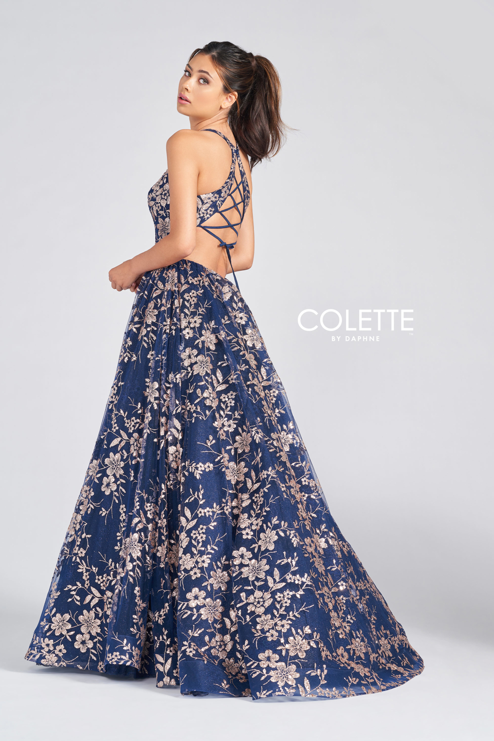 Full size Style CL12223 Colette by Daphne #2 default Navy Blue/Gold picture