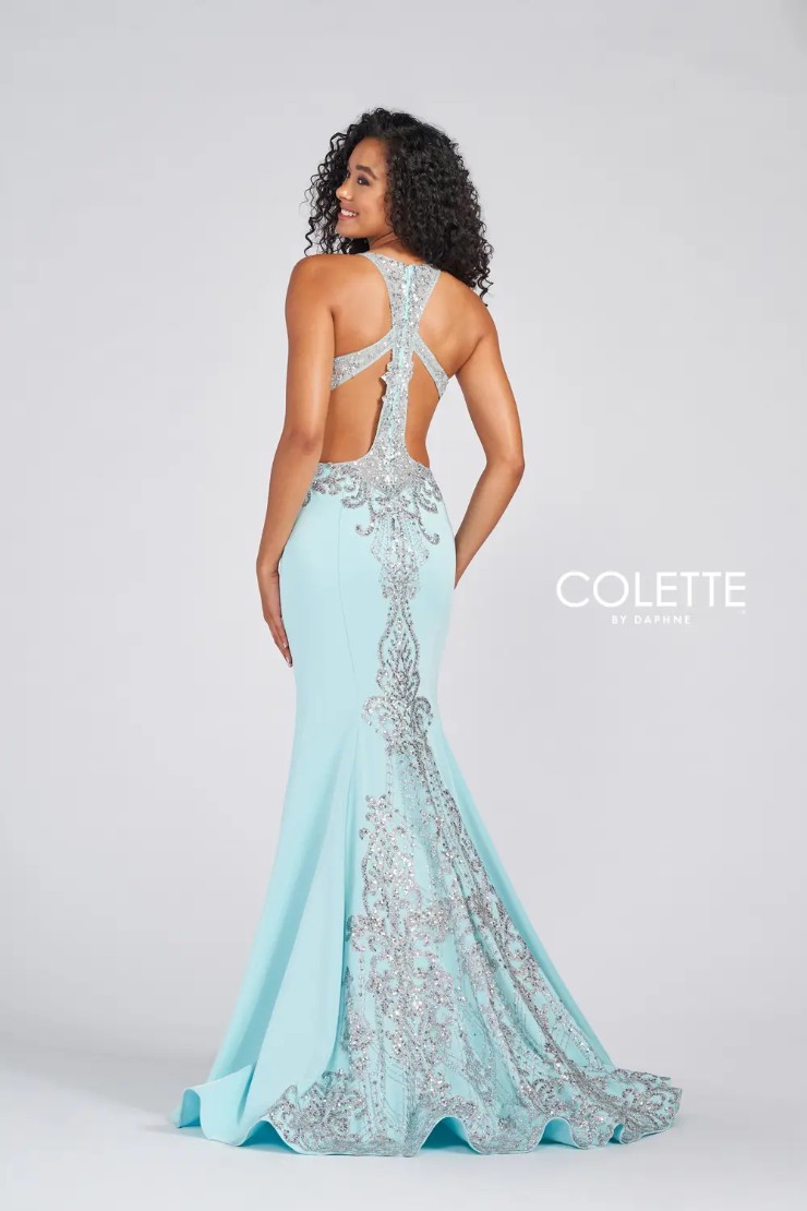 Style CL12247 Colette by Daphne #$5 Aqua/Silver picture