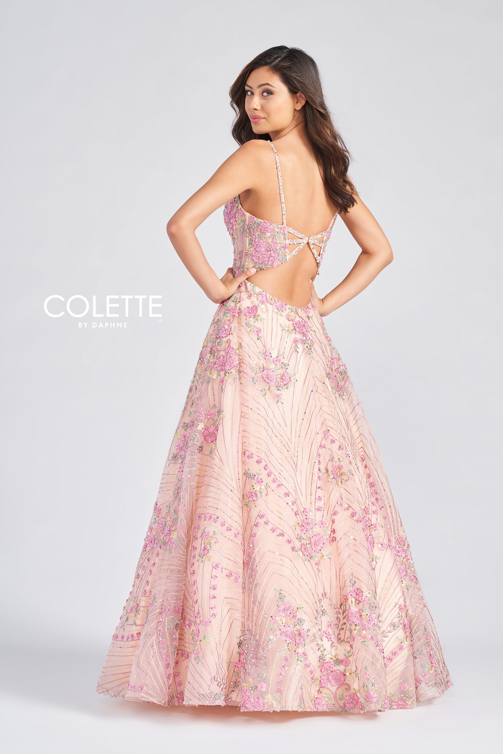 Full size Style CL12279 Colette by Daphne #$3 default Champagne Multi picture