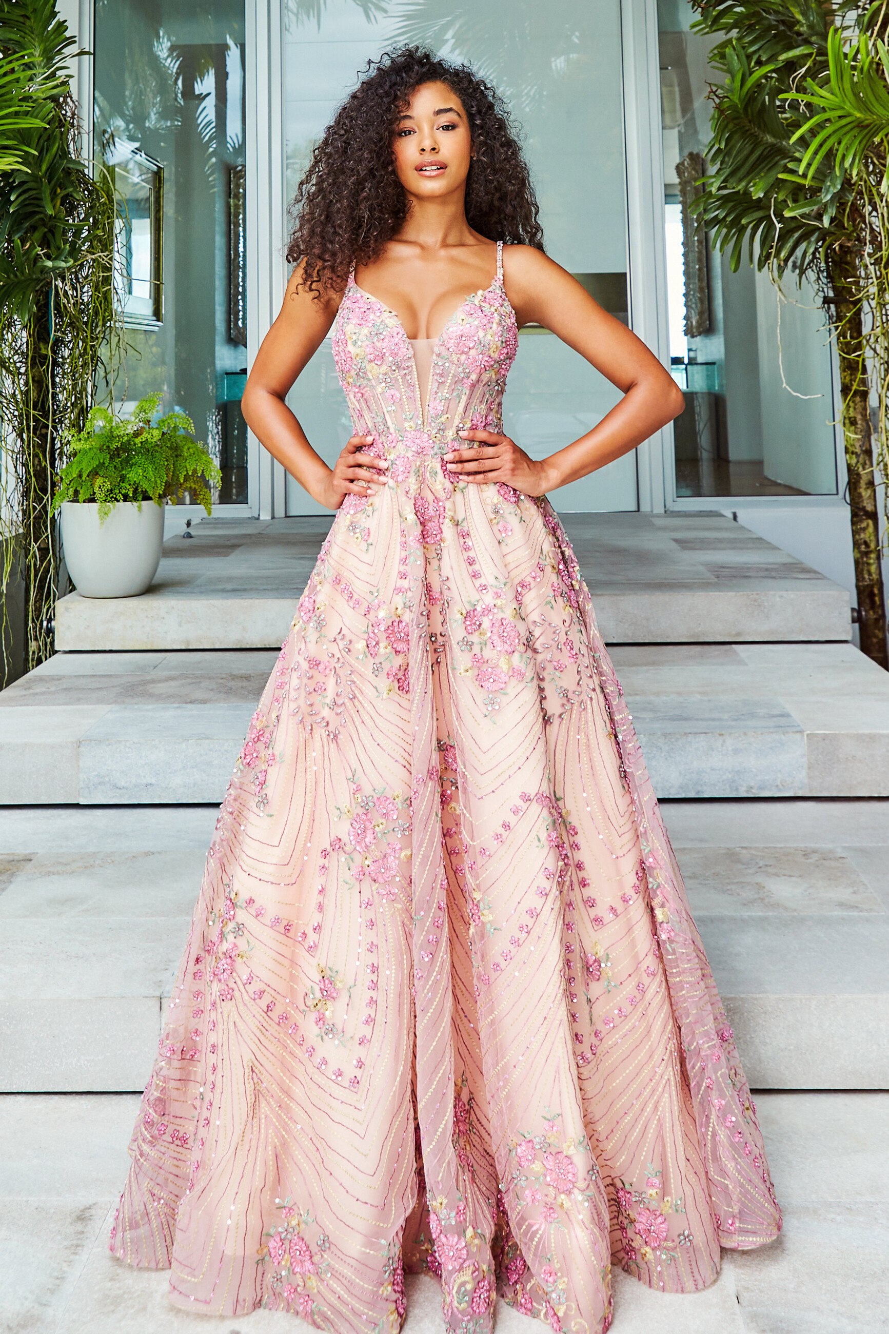 Full size Style CL12279 Colette by Daphne #$0 default Champagne Multi picture