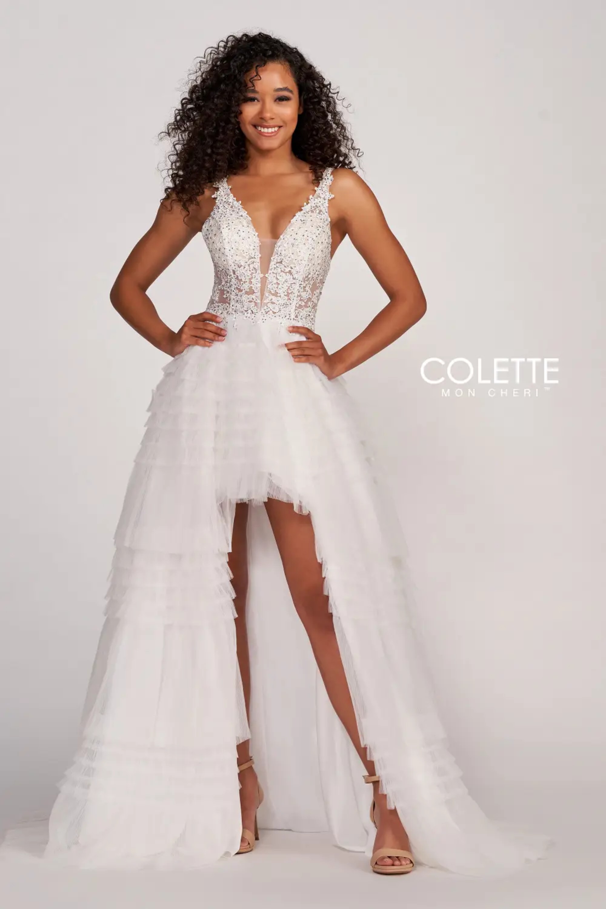 Full size Style CL12281 Colette by Daphne #7 Diamond White picture