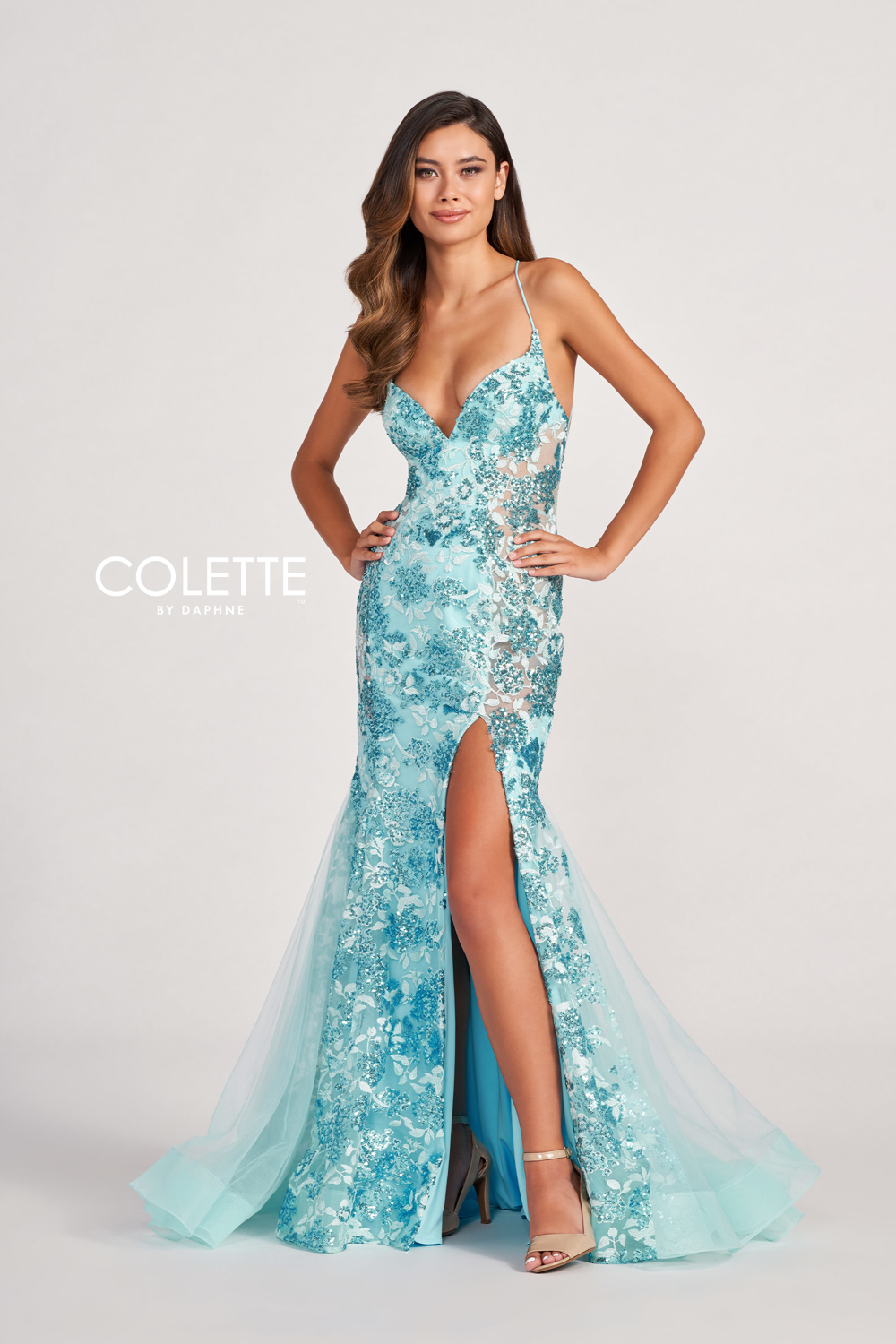 Full size Style CL2013 Colette by Daphne #$3 Turquoise picture
