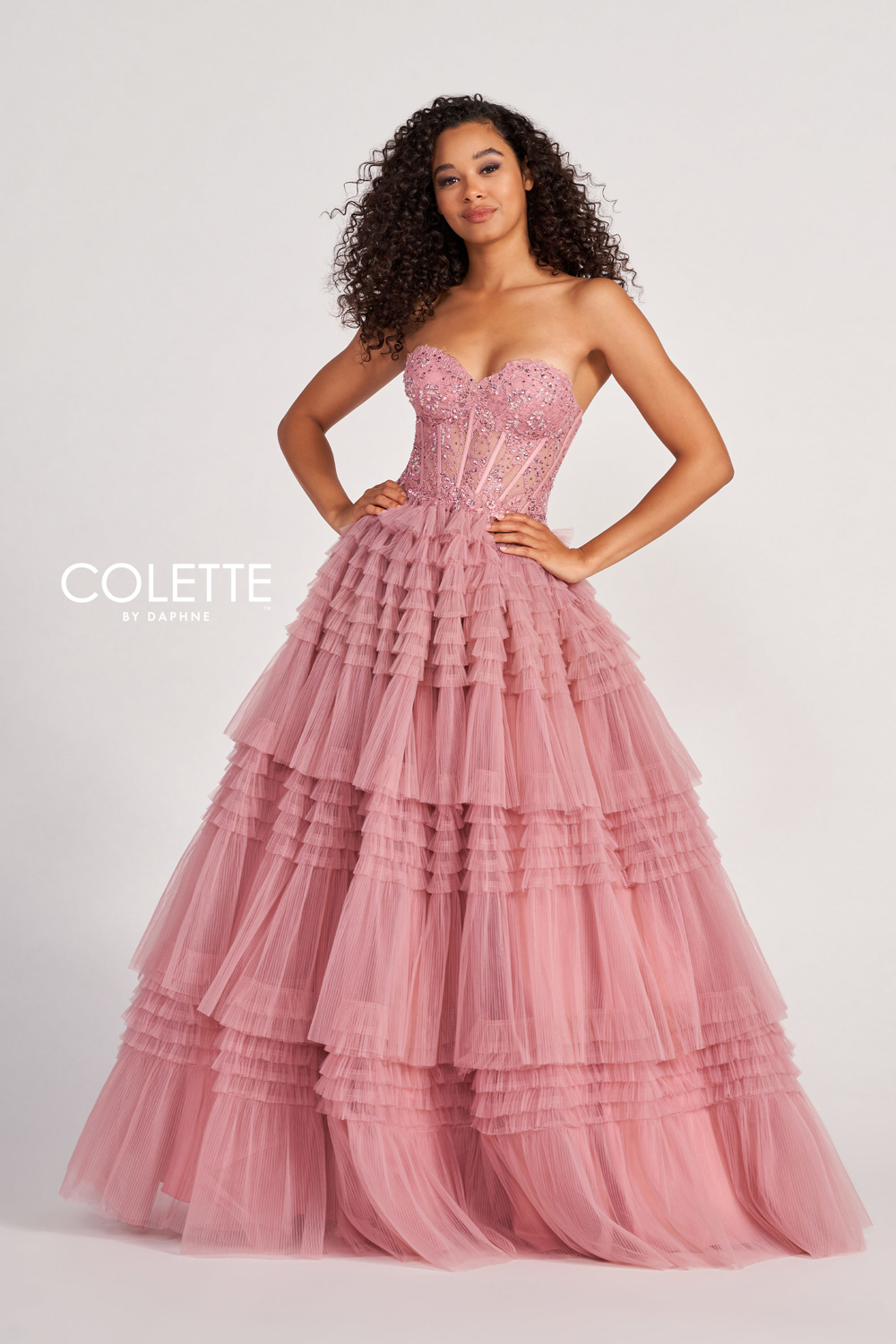 Full size Style CL2017 Colette by Daphne #$3 Dusty Rose picture