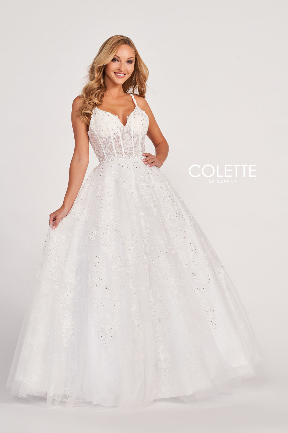 Full size Style CL2026 Colette by Daphne #3 Diamond White picture