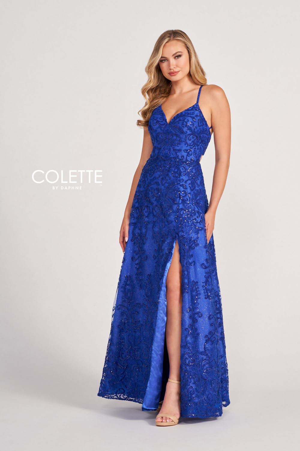 Daphne scalloped lace dress online