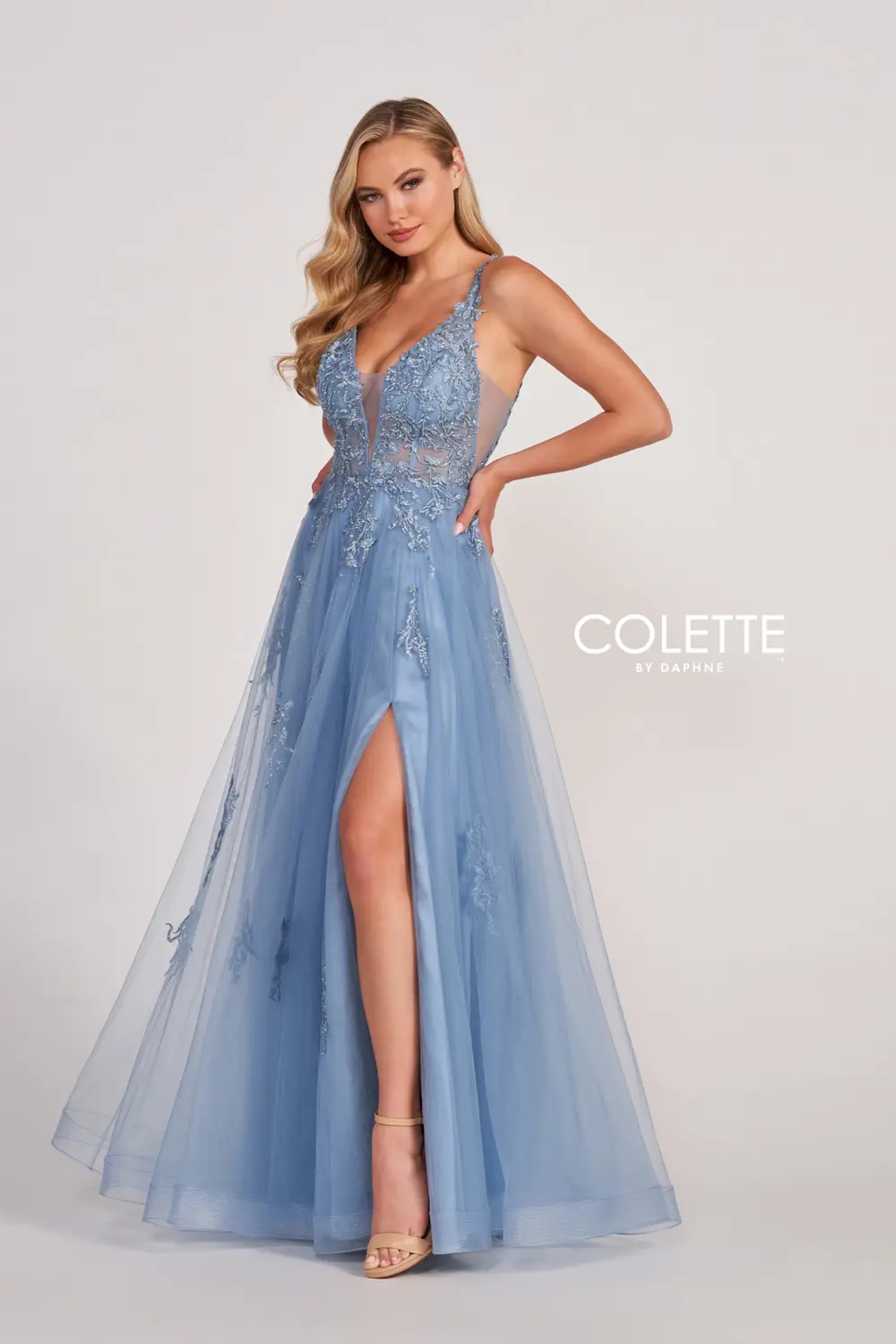 Full size Style CL2074 Colette by Daphne #4 Dusty Blue picture