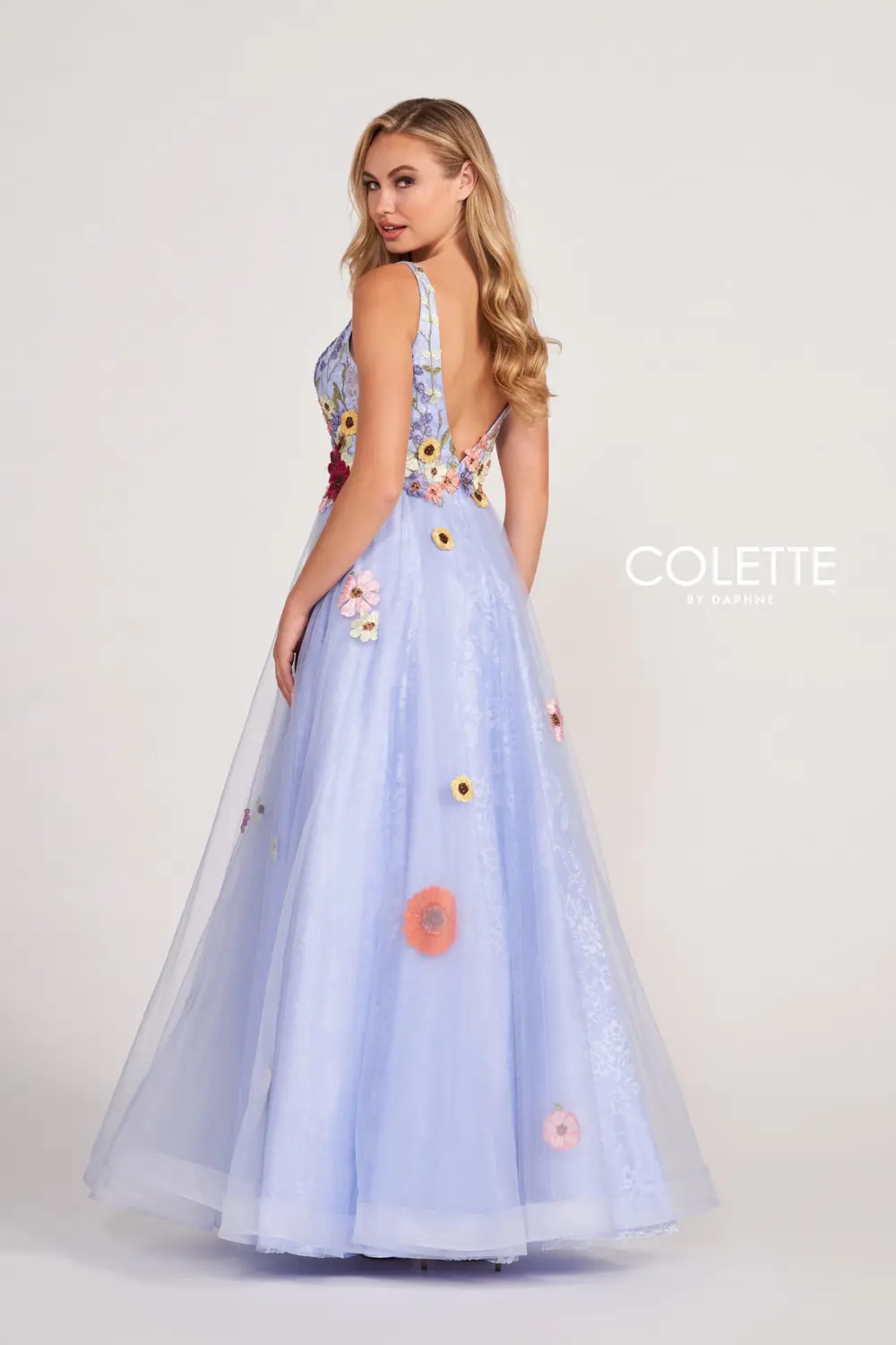 Full size Style CL2084 Colette by Daphne #$3 Periwinkle/Multi picture