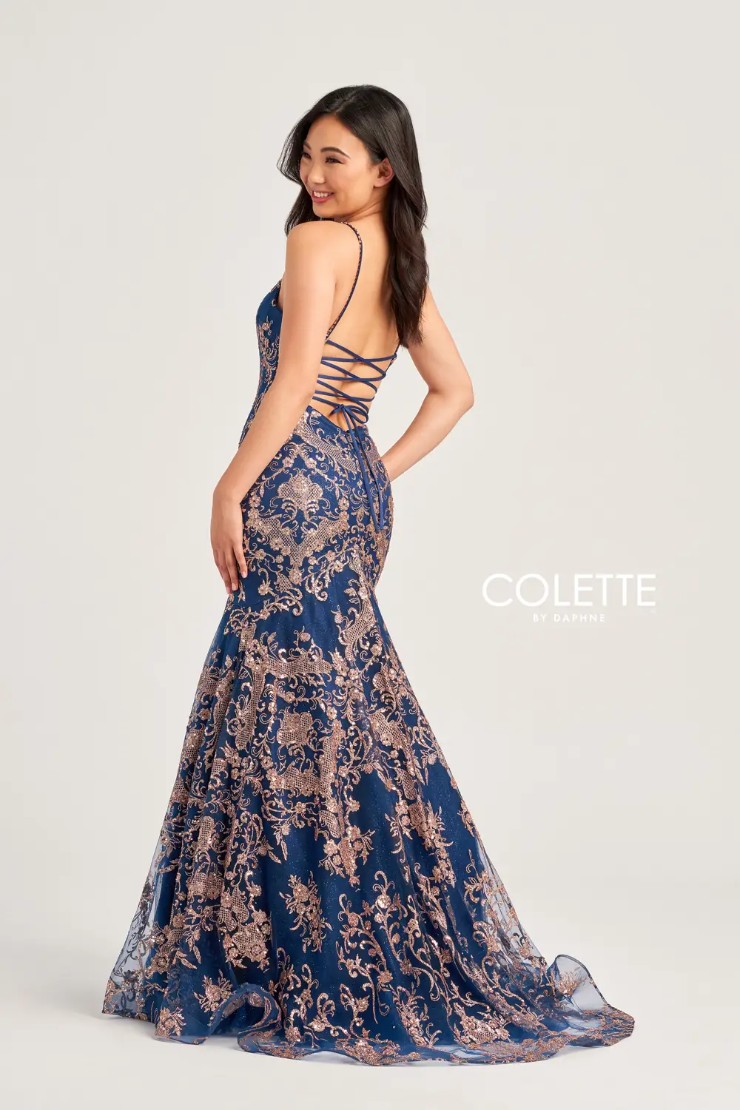 Navy and gold prom new arrivals