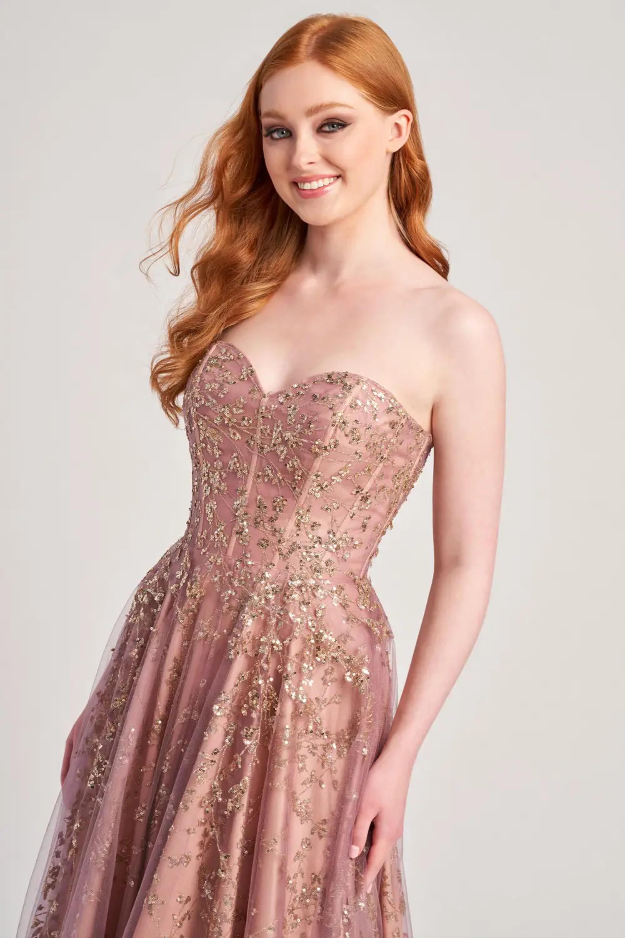 Full size Style CL5144 Colette by Daphne #$4 Heather/Rose Gold picture