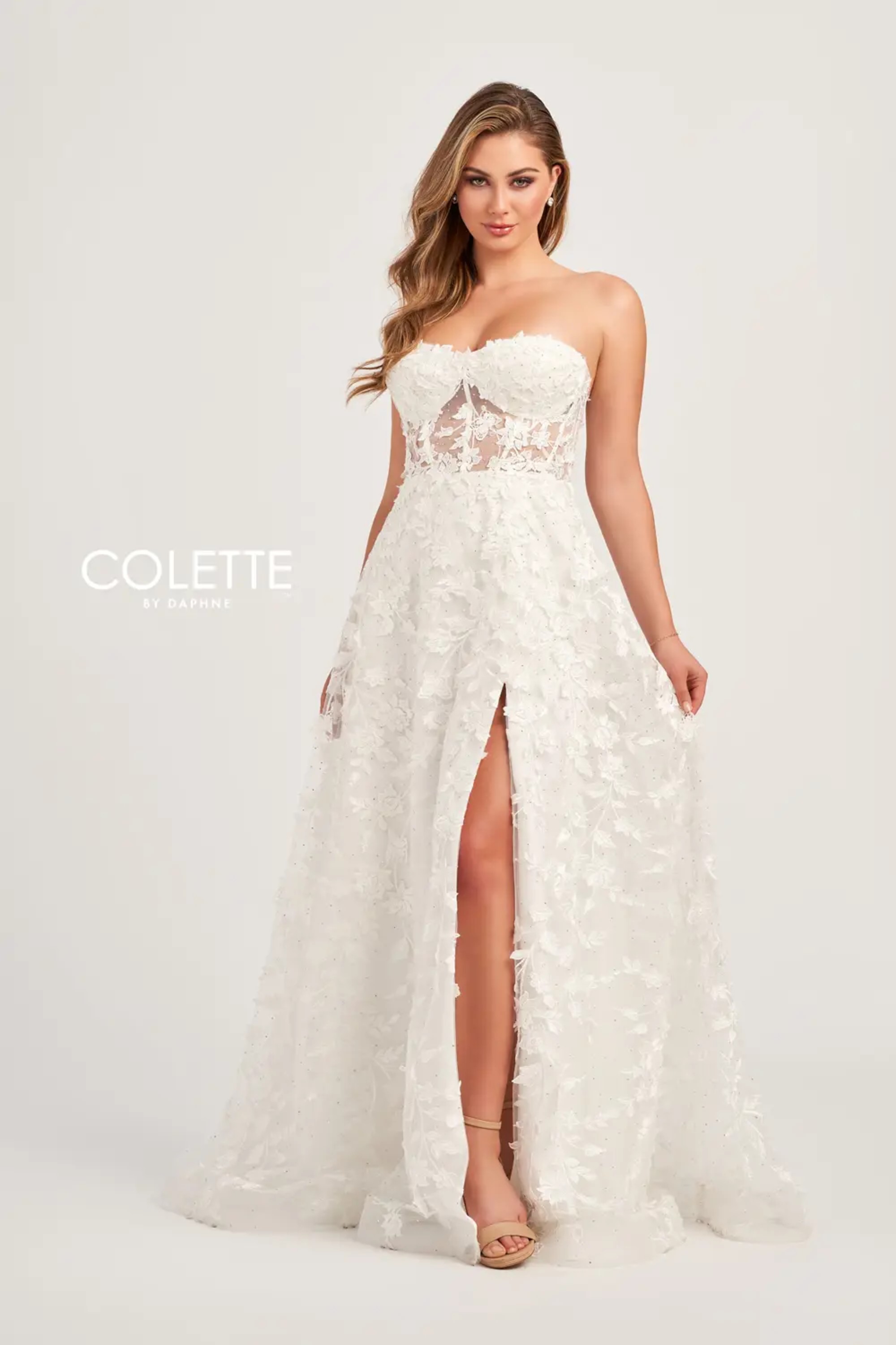 Full size Style CL5249 Colette by Daphne #$3 Diamond White picture