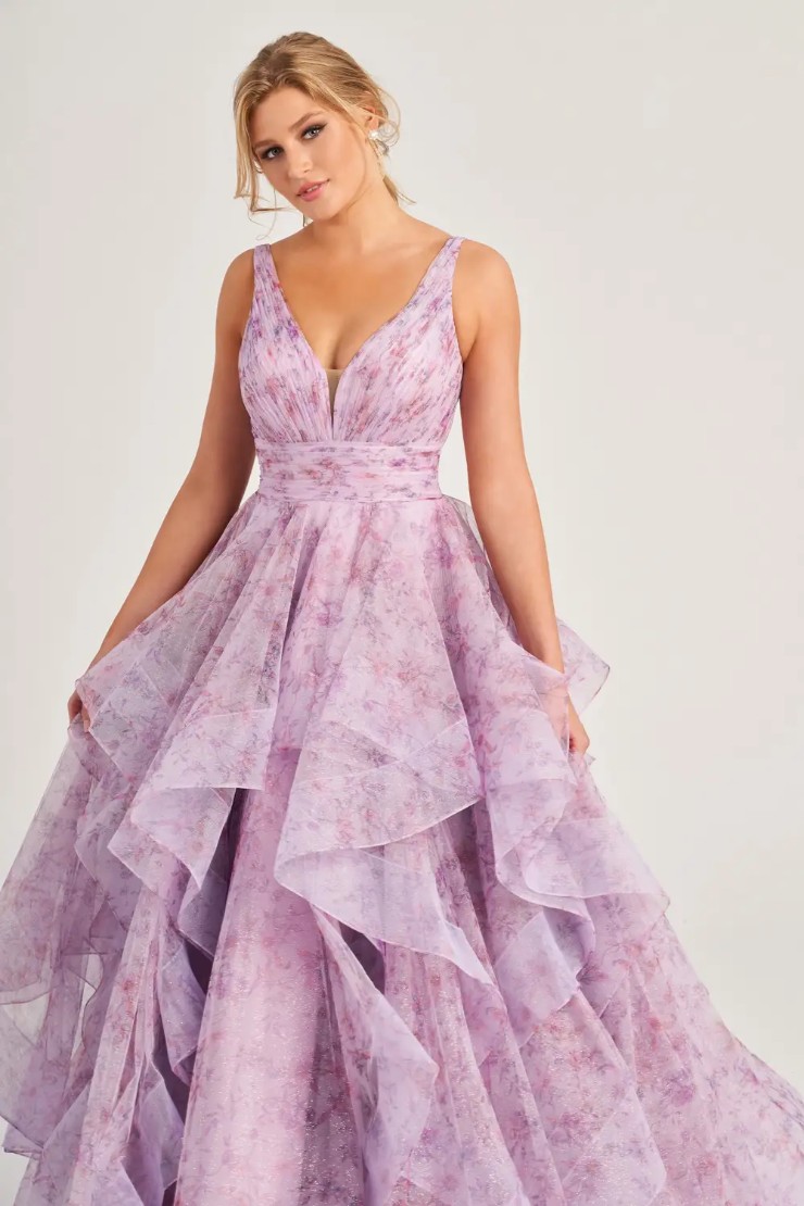 Style CL5273 Colette by Daphne #$6 Light Purple/Multi picture