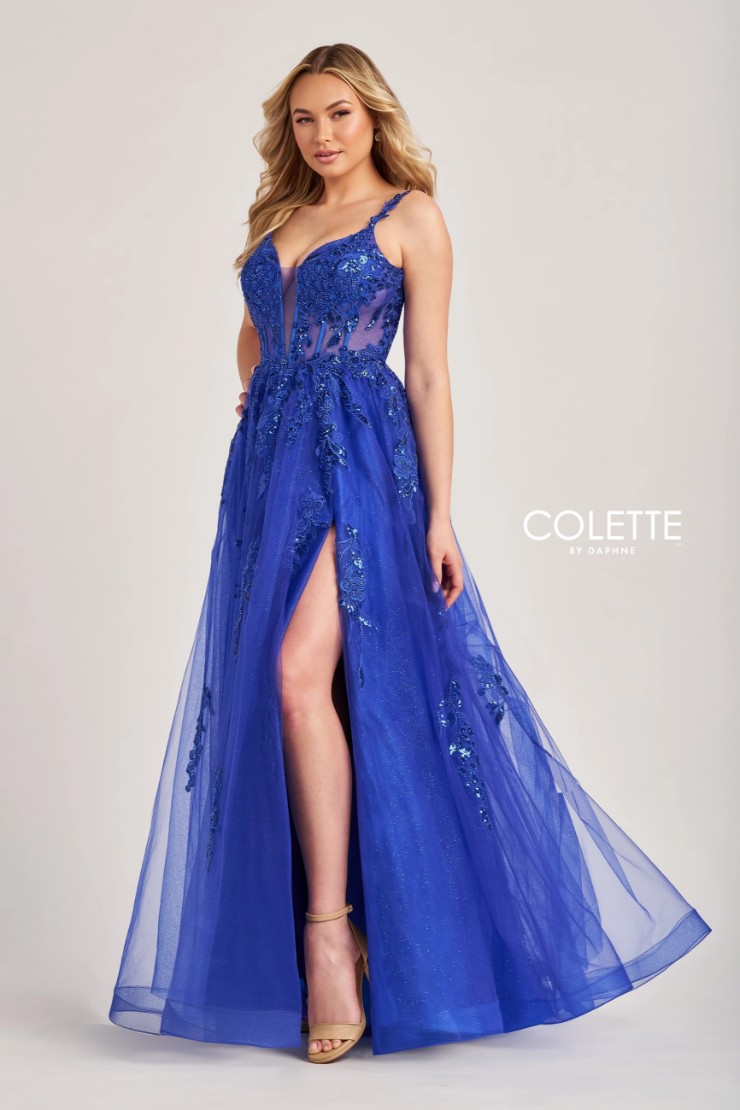 Style CL5287 Colette by Daphne #4 Royal Blue picture
