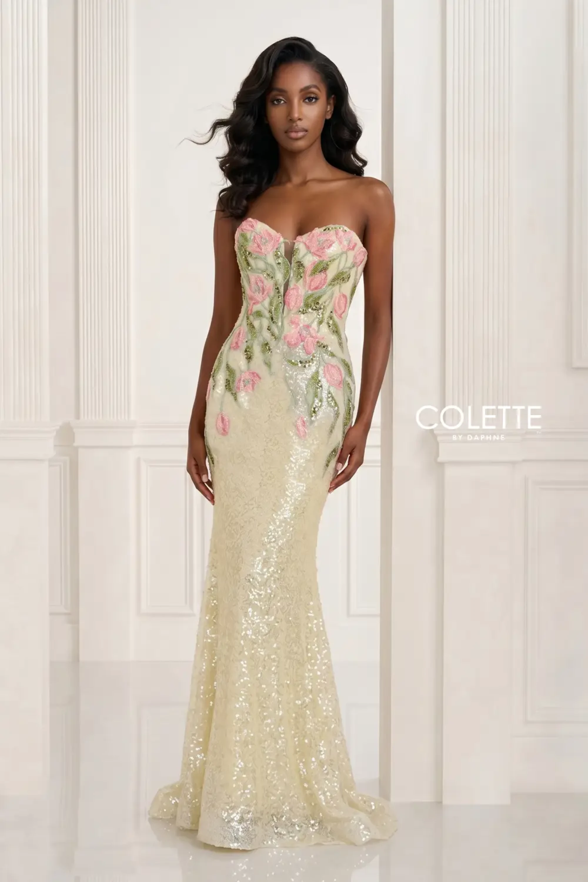 Full size Style CL6101 Colette by Daphne #3 Yellow/Multi picture