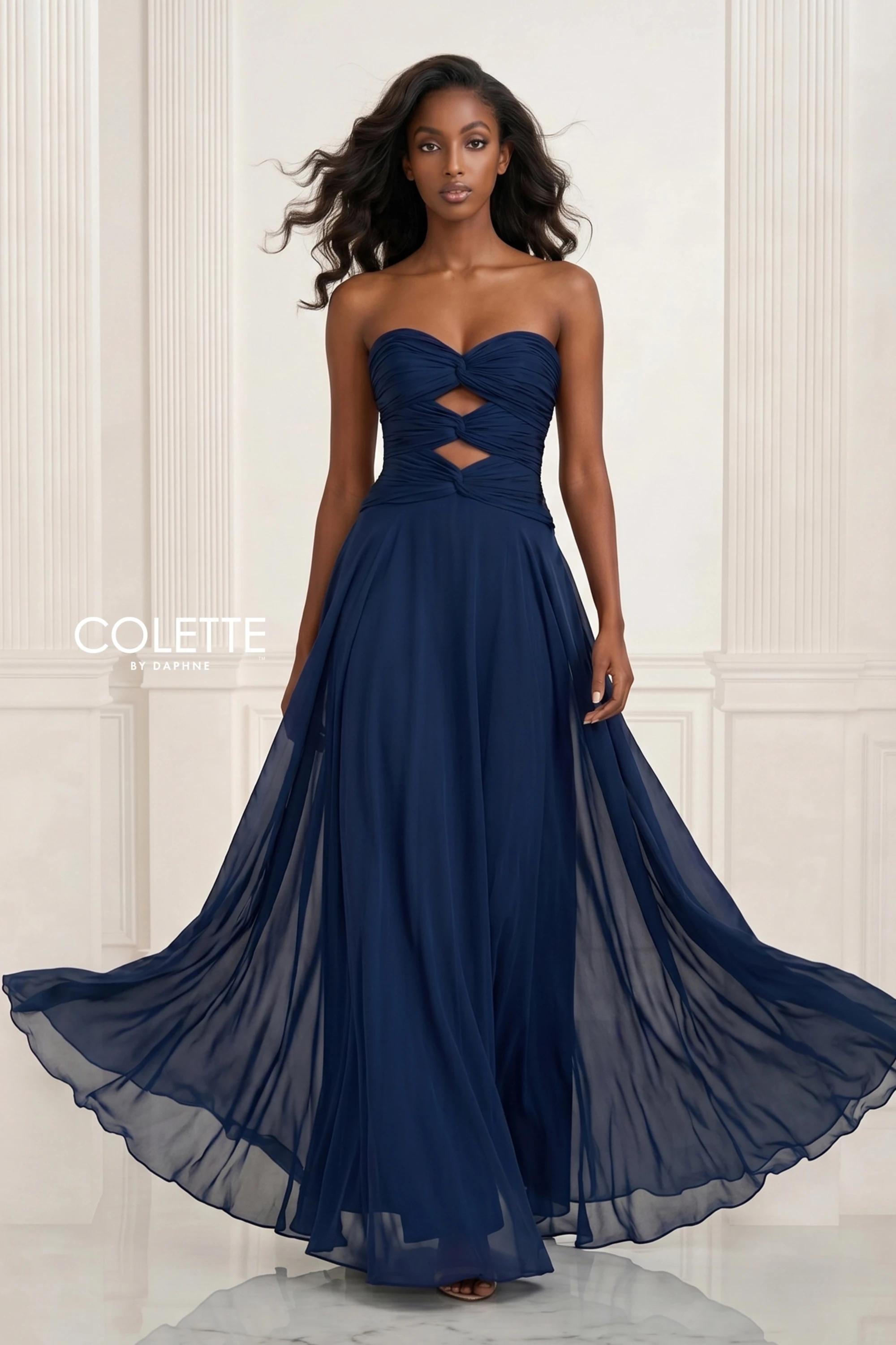 Full size Style CL6113 Colette by Daphne #6 Navy Blue picture